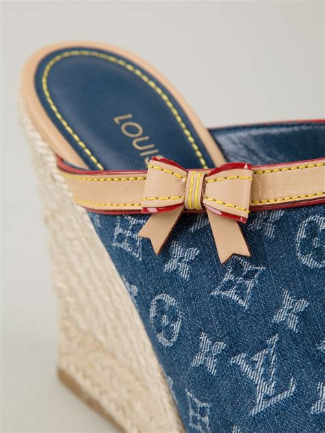 louis vuitton slip on shoes|louis vuitton denim mules.